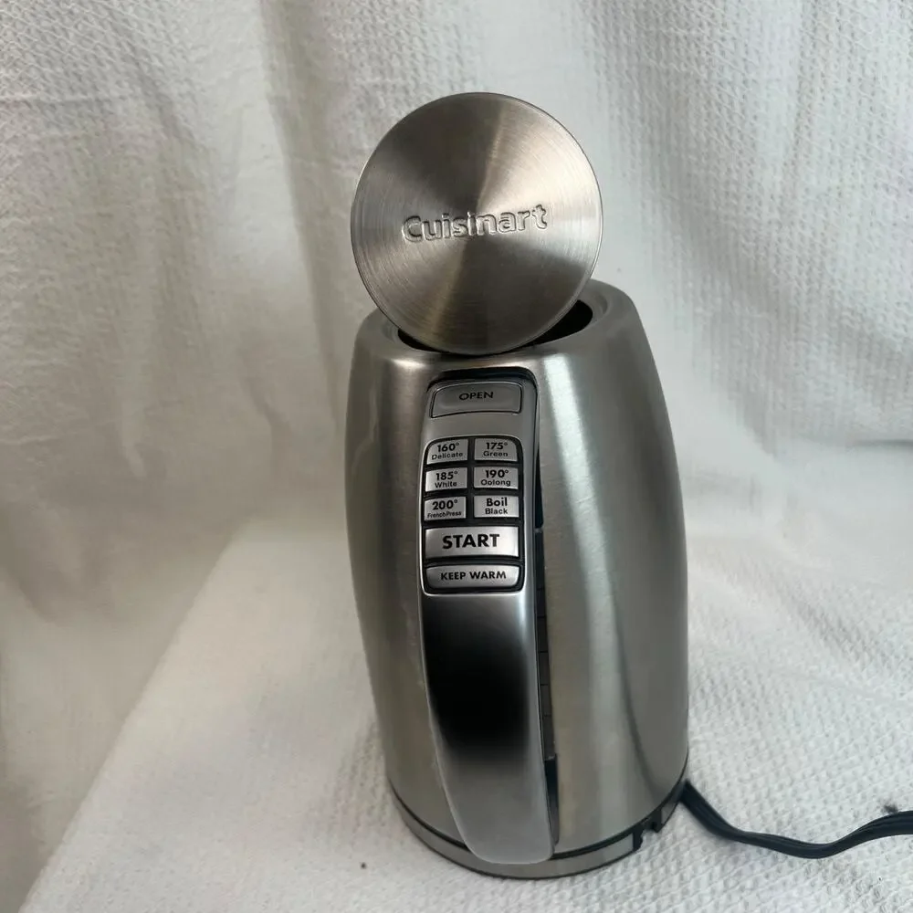 Cuisinart CPK-17 1.7L Programmable Electric Kettle Stainless Steel Tested Works